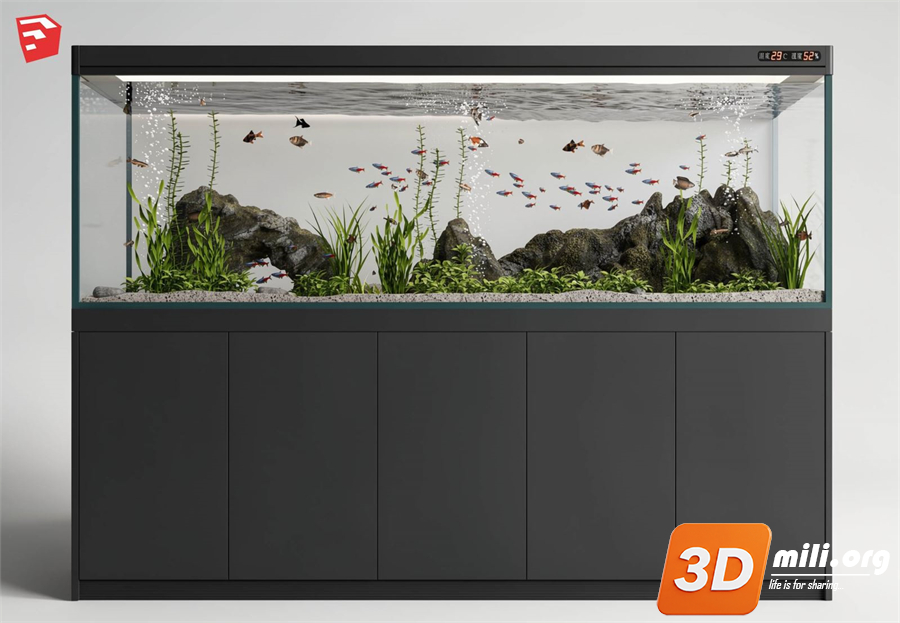 Aquarium Skp Files 